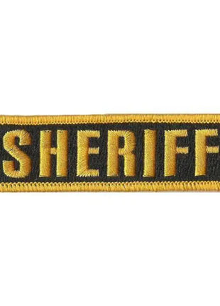 BuckUp Tactical Morale Patch Hook SHERIFF Morale County PD Cop Patches 3 3/4x1".