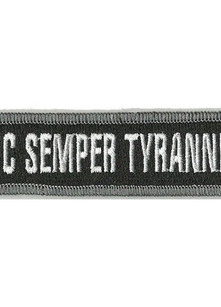 BuckUp Tactical Morale Patch Hook Sic Semper Tyrannis Morale Patches 3.75x1".