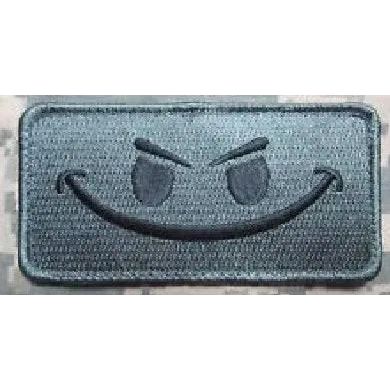 BuckUp Tactical Morale Patch Hook Smiley Face Patches 3.25x1.75".