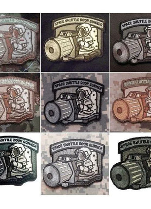 BuckUp Tactical Morale Patch Hook Space Shuttle Door Gunner space force Patches 3.25".