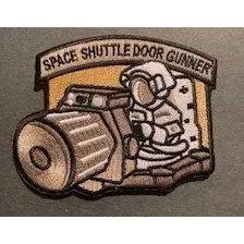 BuckUp Tactical Morale Patch Hook Space Shuttle Door Gunner space force Patches 3.25".