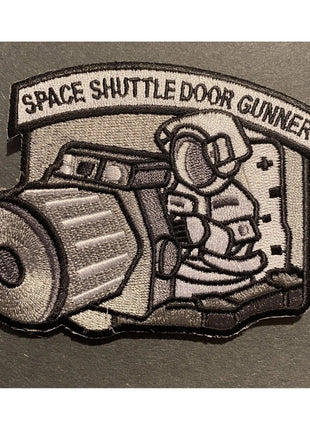 BuckUp Tactical Morale Patch Hook Space Shuttle Door Gunner space force Patches 3.25".