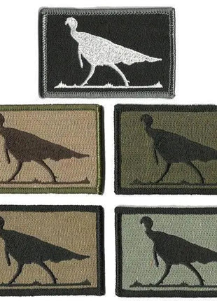 BuckUp Tactical Morale Patch Hook Turkey Wildlife Hunting Patches 3x2".