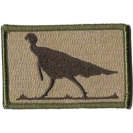 BuckUp Tactical Morale Patch Hook Turkey Wildlife Hunting Patches 3x2".