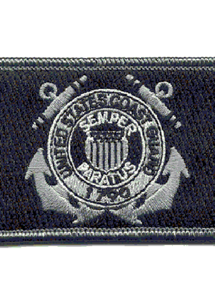 BuckUp Tactical Morale Patch Hook USCG Coast Guard Seal Patches 3x2".