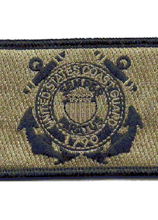 BuckUp Tactical Morale Patch Hook USCG Coast Guard Seal Patches 3x2".