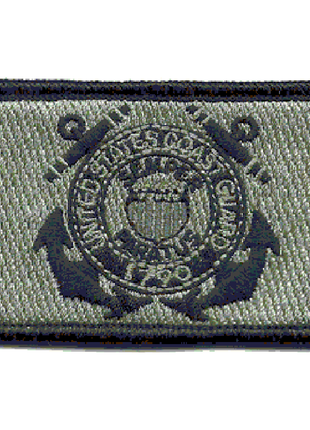 BuckUp Tactical Morale Patch Hook USCG Coast Guard Seal Patches 3x2".