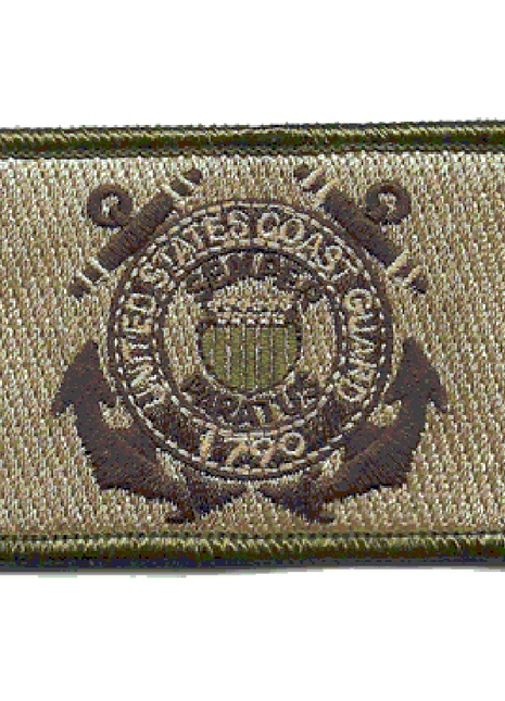 BuckUp Tactical Morale Patch Hook USCG Coast Guard Seal Patches 3x2".