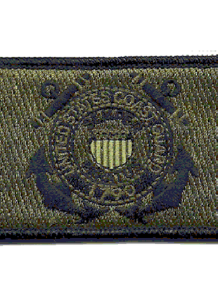 BuckUp Tactical Morale Patch Hook USCG Coast Guard Seal Patches 3x2".