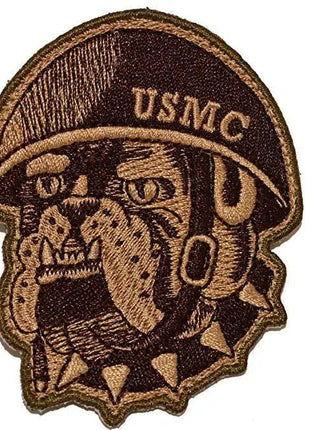 BuckUp Tactical Morale Patch Hook USMC Bulldog Marin Corps Patches 3".
