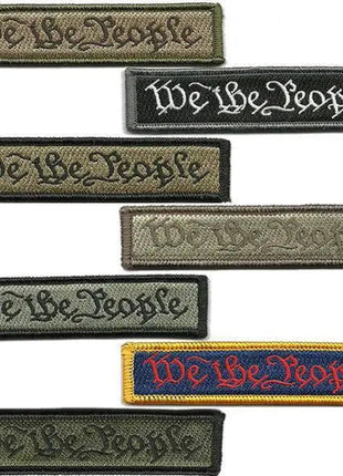 BuckUp Tactical Morale Patch Hook We The People Morale Patches 3.75x1".