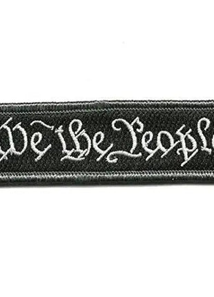 BuckUp Tactical Morale Patch Hook We The People Morale Patches 3.75x1".