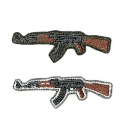 ak47 die cut out funny morale 3".