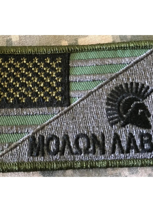 BuckUp Tactical Morale Patch Hook Molon Labe USA Split  Come and Take it Patches.