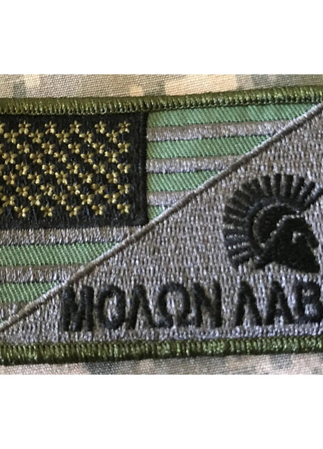 BuckUp Tactical Morale Patch Hook Molon Labe USA Split  Come and Take it Patches.