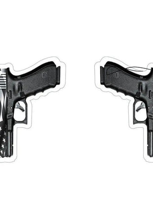 G17 BLACK & GREY AMERICAN FLAG PISTOL AIR FRESHENER.