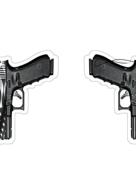 G17 BLACK & GREY AMERICAN FLAG PISTOL AIR FRESHENER.
