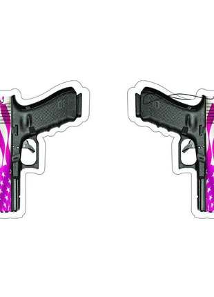 G17 PINK AMERICAN FLAG PISTOL AIR FRESHENER.