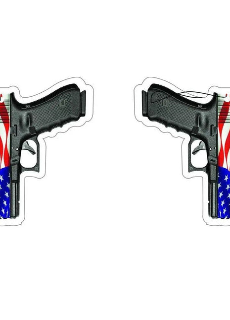 G17 RED WHITE AND BLUE AMERICAN FLAG PISTOL AIR FRESHENER.