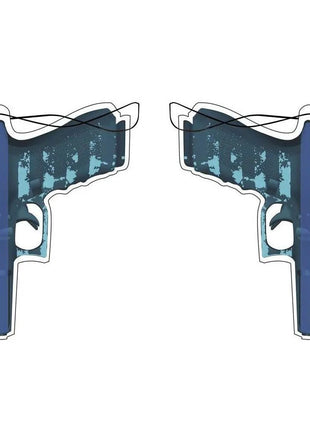 G17 "THIN BLUE LINE" BLUE AMERICAN FLAG PISTOL AIR FRESHENER.