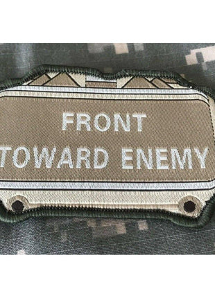 VELCRO® BRAND Hook Fastener Compatible Front Towards Enemy Multitan Patches 3.5".