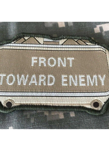 VELCRO® BRAND Hook Fastener Compatible Front Towards Enemy Multitan Patches 3.5".