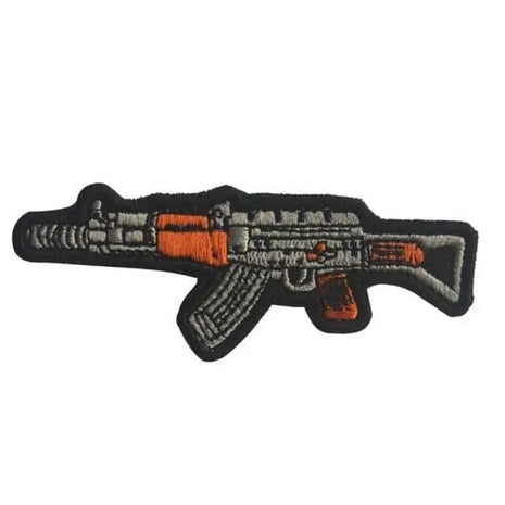 Rubber Tactical Gun Patch 3D PVC Combat Patches Hook Military Morale Armband Army Combat Badge Brassard  for Clothes Backpack.