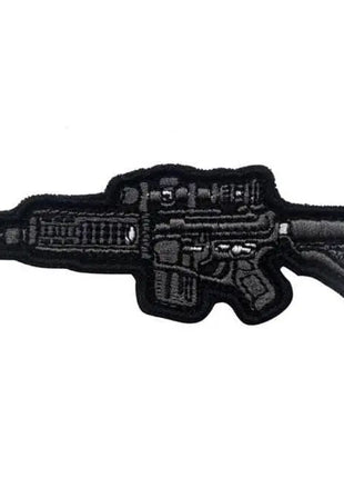 Rubber Tactical Gun Patch 3D PVC Combat Patches Hook Military Morale Armband Army Combat Badge Brassard  for Clothes Backpack.