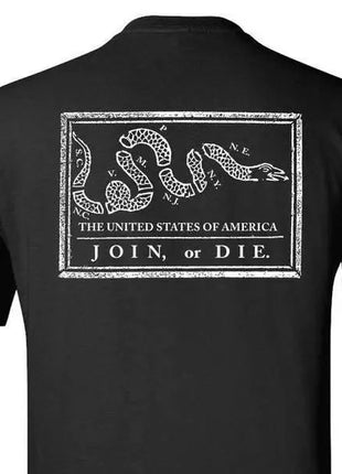 BLACK JOIN OR DIE T-SHIRT S M L XL 2XL 3XL 4XL 5XL.