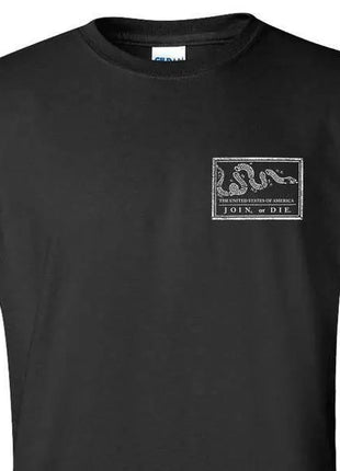 BLACK JOIN OR DIE T-SHIRT S M L XL 2XL 3XL 4XL 5XL.