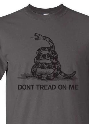 CHARCOAL GADSDEN SHIRT S M L XL 2XL 3XL 4XL 5XL.