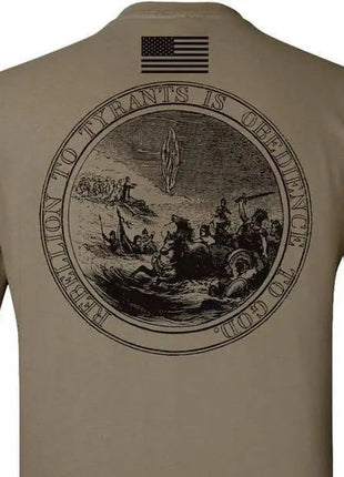 COYOTE - REBELLION To TYRANTS iS OBEDIENCE TO GOD T-SHIRT S M L XL 2XL 3XL 4XL 5XL.