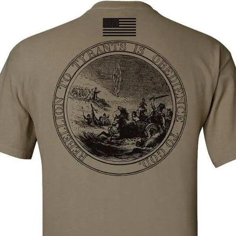 COYOTE - REBELLION To TYRANTS iS OBEDIENCE TO GOD T-SHIRT S M L XL 2XL 3XL 4XL 5XL.