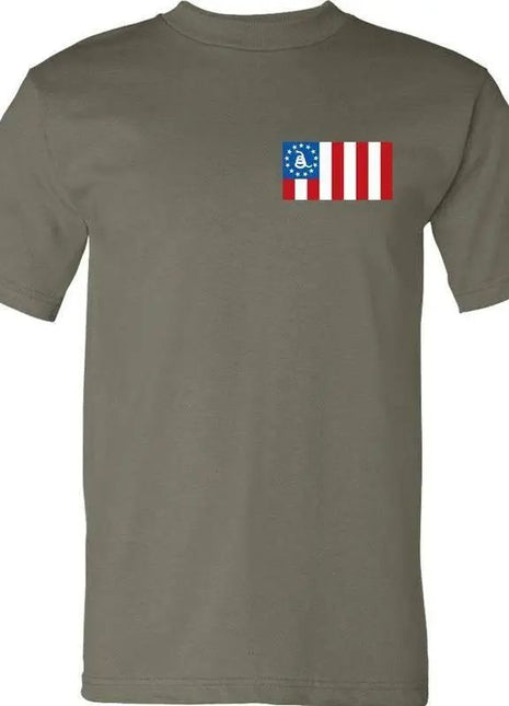 HISTORY OF DEFIANCE T-SHIRT - SAGE S M L XL 2XL 3XL 4XL 5XL.