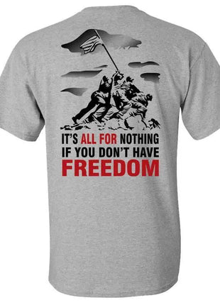IWO JIMA ATHLETIC GREY T-SHiRT S M L XL 2XL 3XL 4XL 5XL.