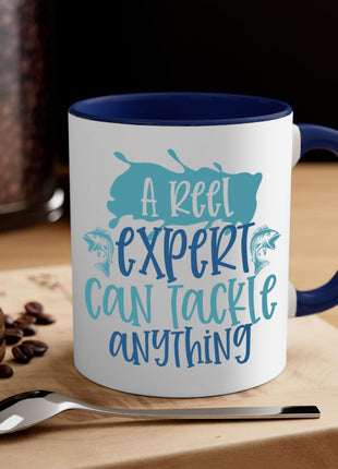 a reel expert can tackle anything 226#- fishing-Mug / Coffee Cup