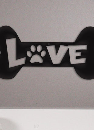 Puppy Love - Metal Wall Art/Decor