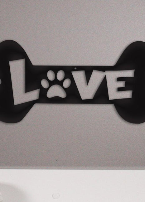 Puppy Love - Metal Wall Art/Decor