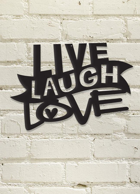 Live, Laugh, Love - Metal Wall Art/Decor