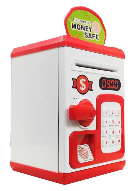 Money Safe Piggy Bank Toy for Kids and Adults with 3 Step Unlock