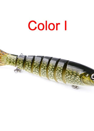 Pike Fishing Lures Artificial Multi Jointed Sections Hard Bait