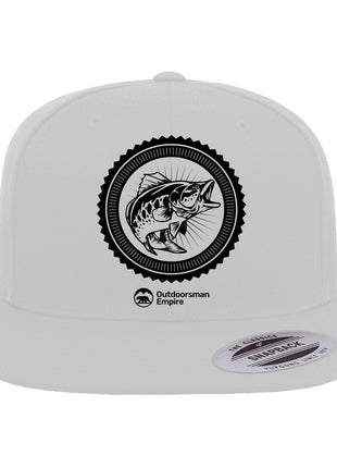 Fishing Vintage Flat Bill Cap