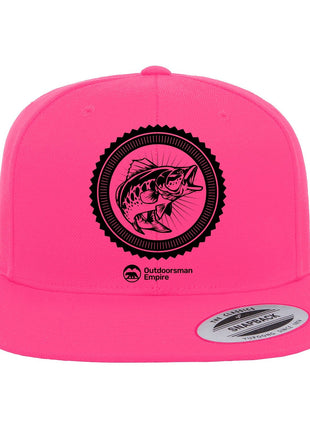 Fishing Vintage Flat Bill Cap