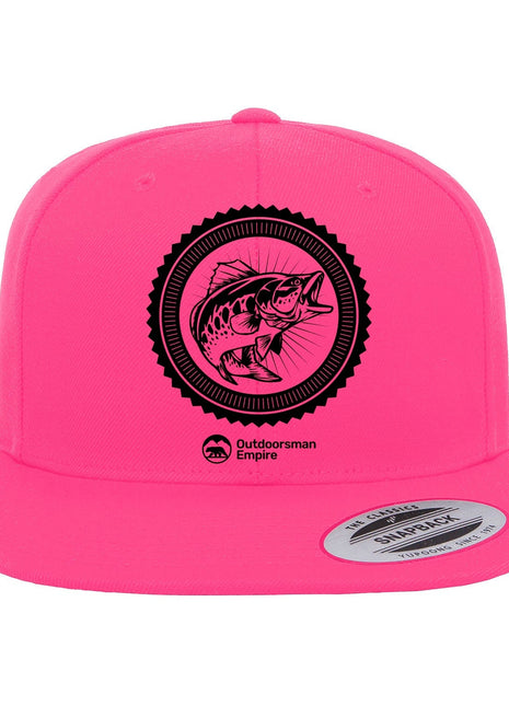 Fishing Vintage Flat Bill Cap