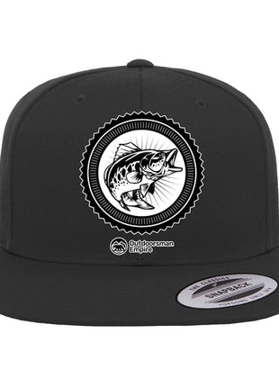 Fishing Vintage Flat Bill Cap