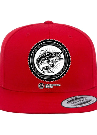 Fishing Vintage Flat Bill Cap