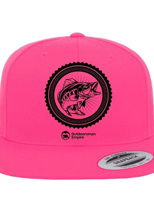 Fishing Vintage Flat Bill Cap