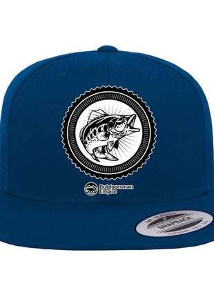 Fishing Vintage Flat Bill Cap