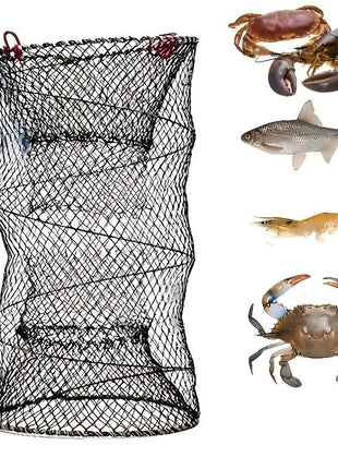 1pc Collapsible Fishing Net; Portable Folding Trap Cage For Minnow