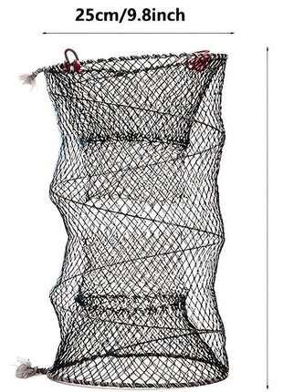 1pc Collapsible Fishing Net; Portable Folding Trap Cage For Minnow